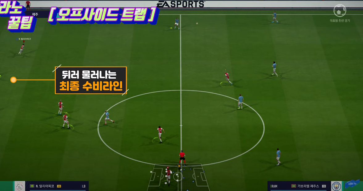 Cách sử dụng bẫy việt vị trong FIFA Online 4