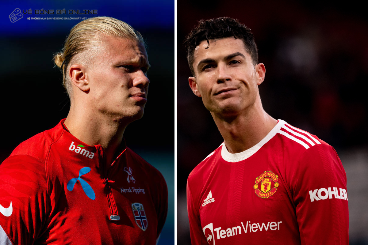 Haaland và Ronaldo: Cầu thủ trẻ Na Uy có thể thành kẻ kế thừa CR7 không?