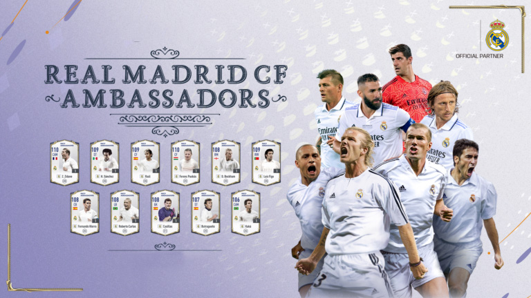 Top những cầu thủ vẫn còn hữu dụng mùa thẻ Real Madrid FC Ambassador
